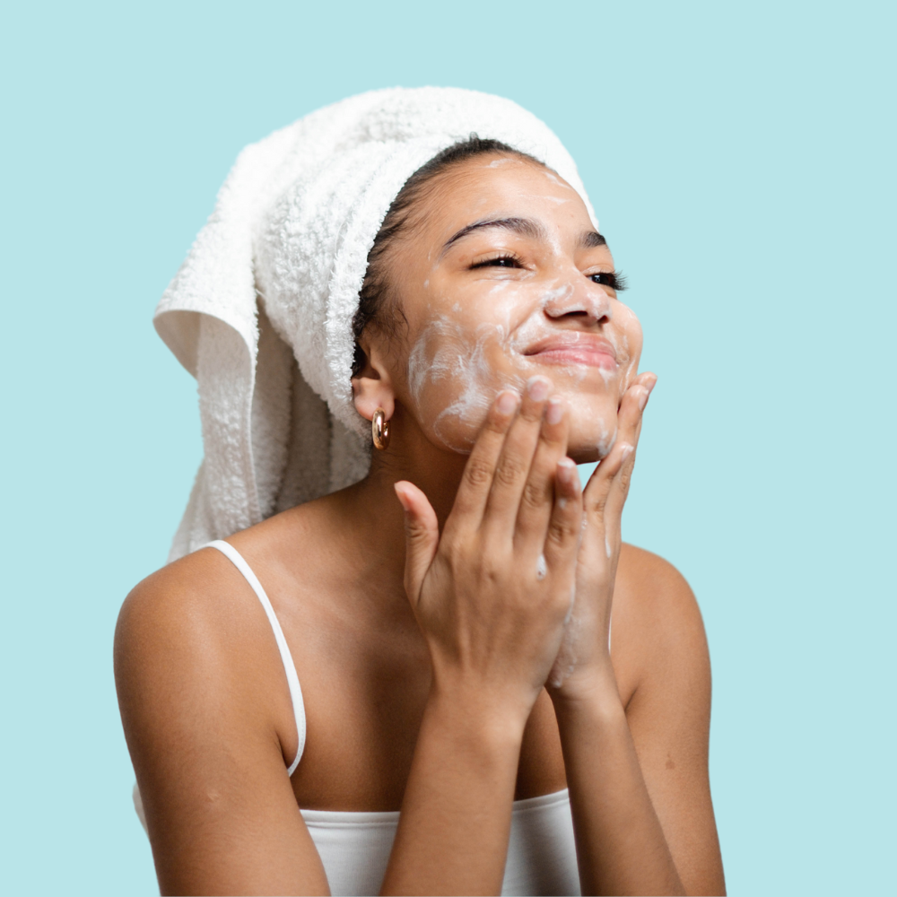 Under Eye Red Light Therapy Massager 13 Step 1 Clean